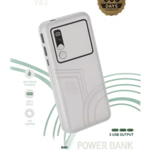 لتجنب الخوف من انقطاع الكهرباء ، باور بانك قوي سعة 20 الف امبير موديل عصري كمية محدودة