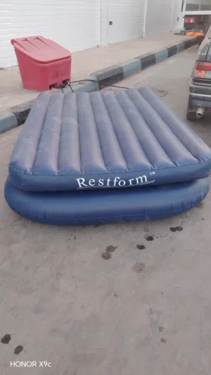 سرير هوائي مريح بحال السرير الحقيقي + سهل النفخ