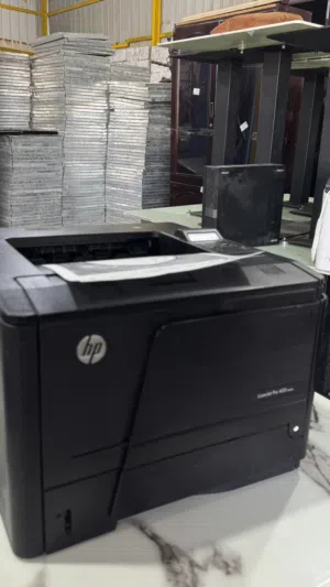 طابعة ليزر أسود إتش بي HP LaserJet Pro 400 مستعملة نظيفة واعتمادية