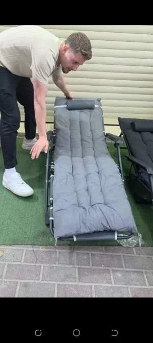 كرسي 3 في 1 قابل للتعديل – يجمع بين الفخامة والوظيفة!مثالي لـ: البيت – الحديقة – الشاليه – المكتب