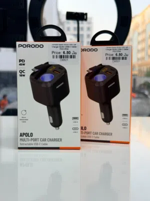 Brand New Porodo Car Charger in Oman  Fast Charging