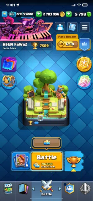Clash royale account