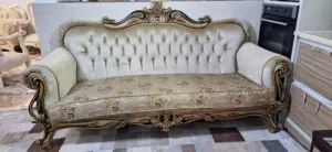 قنفات ملكة 3قطع ثنين كبار وكرسي جدد كلش نضافي 95بل100 ستخدام قليل