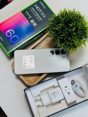 جهاز Infinix Hot 60i مواصفات 256جيجا رام8 مستعمل بحالة الوكاله