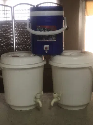 سطل عصير 2 +حافظة ماء
