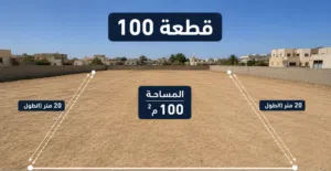 ياسين خريبط المساحه 100 متر العرض5 الطول او النزال 20