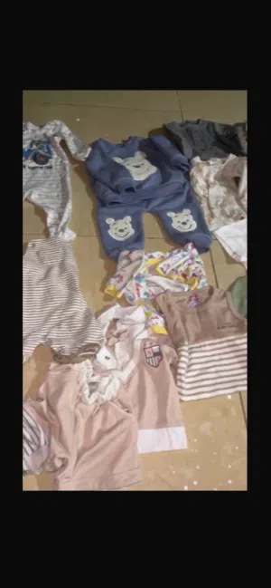 35 clothes with socks caps and covering baby