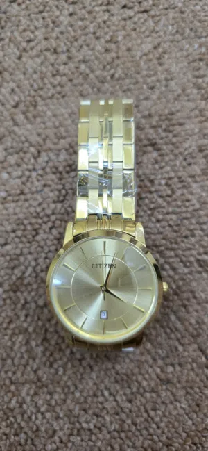 Citizen Golden Metal Band Men Watch