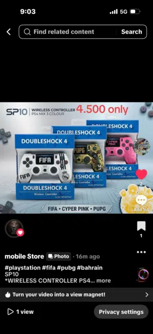 Gaming accessories
