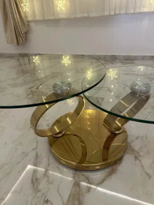 طاولة حلسه إيطاليه كروم اصلي مع بعض