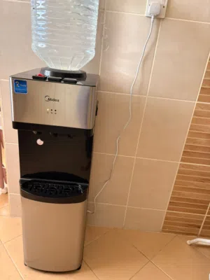 Water dispenser with storage