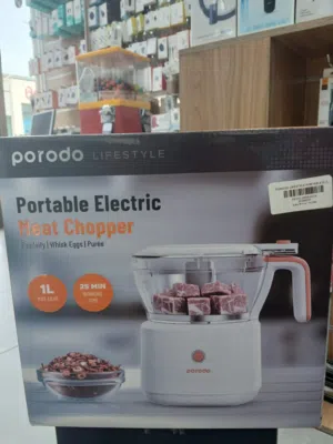 PORODO LIFESTYLE PORTABLE ELECTRIC MEAT CHOPPER 1L PD-LS41FPR-WH BRAND NEW BOX ONE YEAR WARRANTY