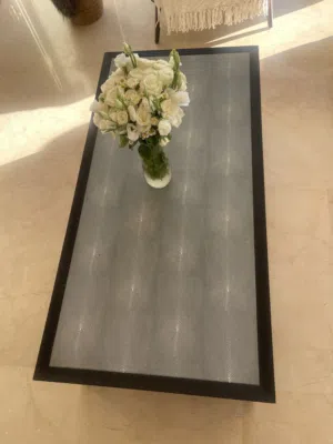 طاولة قهوة وسط خشب بلوط