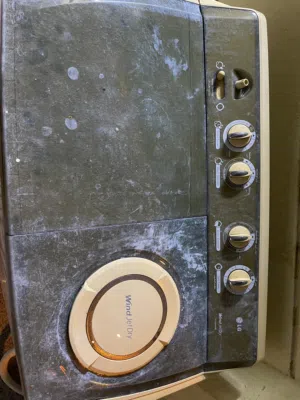 غساله LG بيها خلل بالجوك الوقت مال غسل مايوكف اله توكفه بيدك