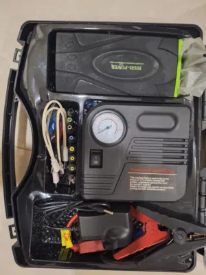 car charger + air pump