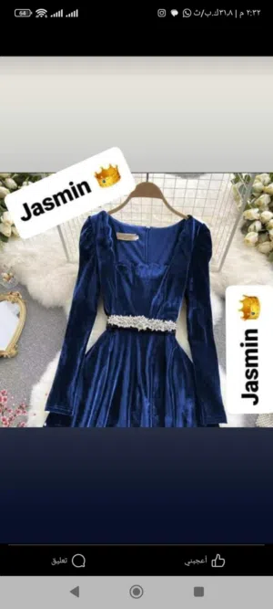 فستان مخمل تقيل اخر قطع42/46 150 واصل القدس والضفه