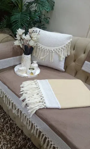 طقم كفرات كراسي السنبله