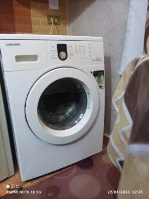 غسالة سامسونج مستعمل بحالة ممتازة