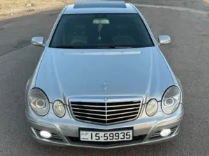 Mercedes Benz E200 W211 سعر 10300    Model 2007 مرسيدس E200 اڤنجارد   فحص 3 جيد قصعة    Mercedes  لو