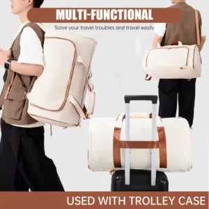 3-in-1 Travel Duffel Bag  Waterproof Garment Organizer