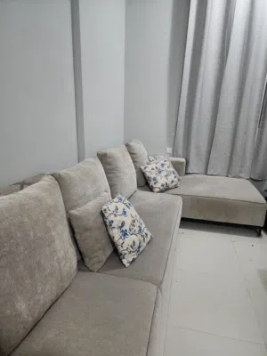 طقم كنب حرف L خزانة .. طاولة تلفزيون