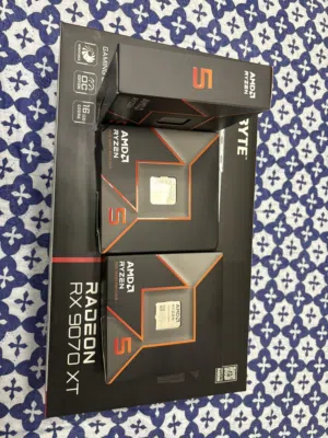 RYZEN 5 9600X BOX NEW - 9600X جديد صفار مكرشم