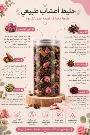 خلطة شاي طبيعية عطرية