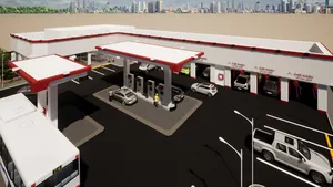 محطة بنزين جديدة مدينة الرياض