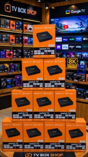 Smart TV Box – 8K UHD / Android 19 - 1TB GB Ram+ 2 TB Storage / All TV Channels