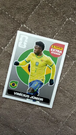 vinicius junior panini world cup 2026 extra sticker