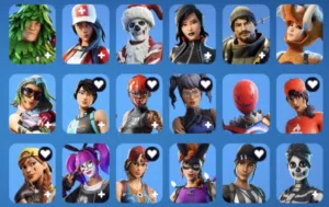 حساب فورت نايت فيه 111 سكن