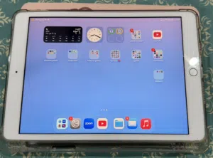 iPad 8 (الجيل الثامن) للبيع الجهاز بحالة ممتازة  الكرتونة الأصلية  الشاحن الأصلى (رأس + الكابل)
