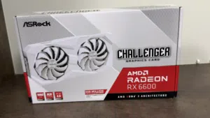 ASRock Challenger AMD Radeon RX 6600 8GB GDDR6  Excellent Condition  With Original Box