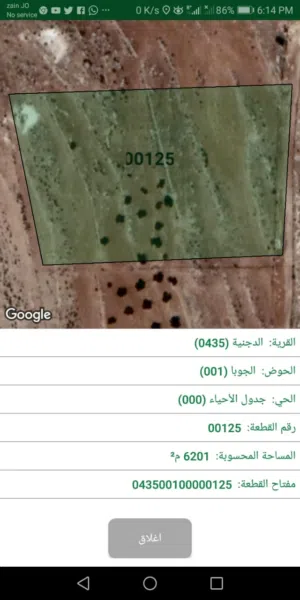 قطعة ارض زراعية في المفرق