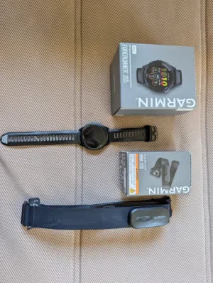 Garmin Forerunner 265 + Garmin HRM 200 heart rate monitor