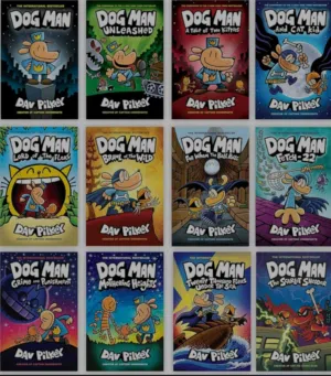 Dog man book and more series children books.