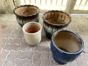 للبيع فازات 2 كبار 1 وسط 1 صغير