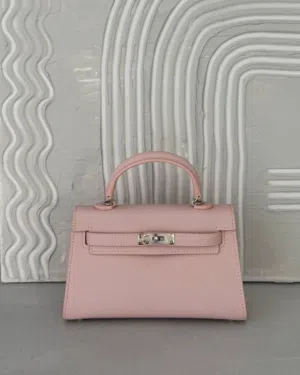 شنطه هيرميز لون وردي