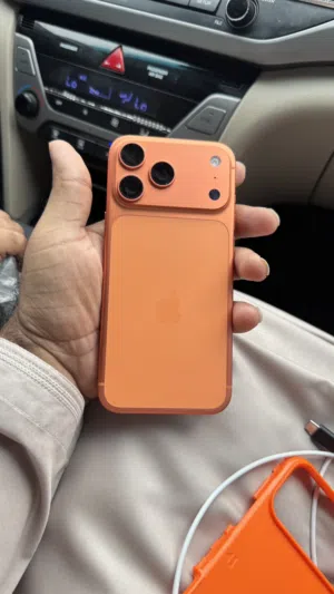 Iphone 17 promax 512 orange color
