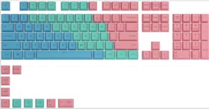 Glorious premium PBT keycaps us pastel color for keyboards
