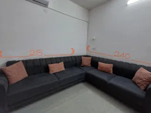 كورنر شازلونات إيطالية - نظافة 100% - قياس 240×215