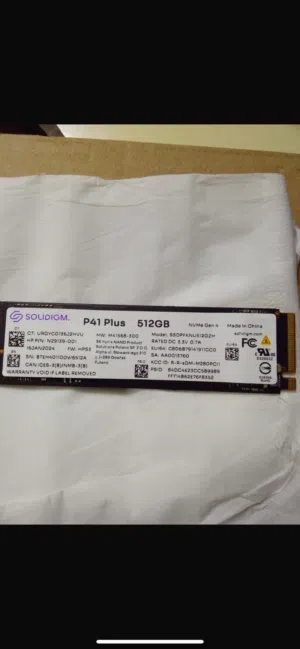 Ssd m.2 gen4x 512 giga