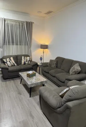 Sofa Set Brown طقم كنب بني