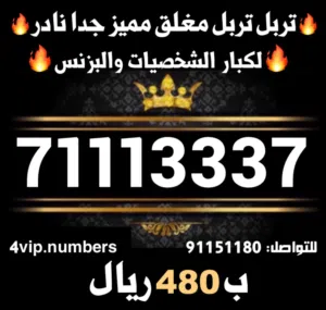 أرقام هواتف مميزة جداً ثاني و ثلاثي مرتب و رباعي و خماسي و سداسي وكل من ألارقام يلس يخطر في بالك vip