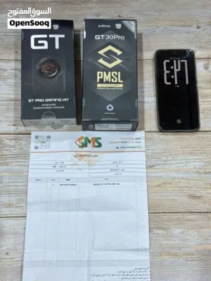 انفينكس GT30 برو مستخدم سبوع فقط كامل ملحقات
