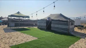 خيمة بدوية مستخدمة موسمين فقط