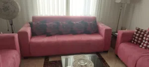 طقم كنب بحالة ممتازه