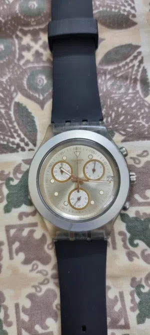 original swatch Irony Diaphane Chronograph