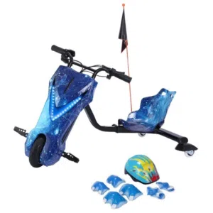 عرض خاص على سكوتر درفت للاطفال الحجم الاكبر في المملكة مع هدية خوذة وعلم وكسارات من island toys