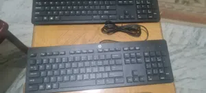 كيبورد امريكي عدد 2 جديد غير مستعمل نوع اتش بي ,hp ، اللغة الانجليزية